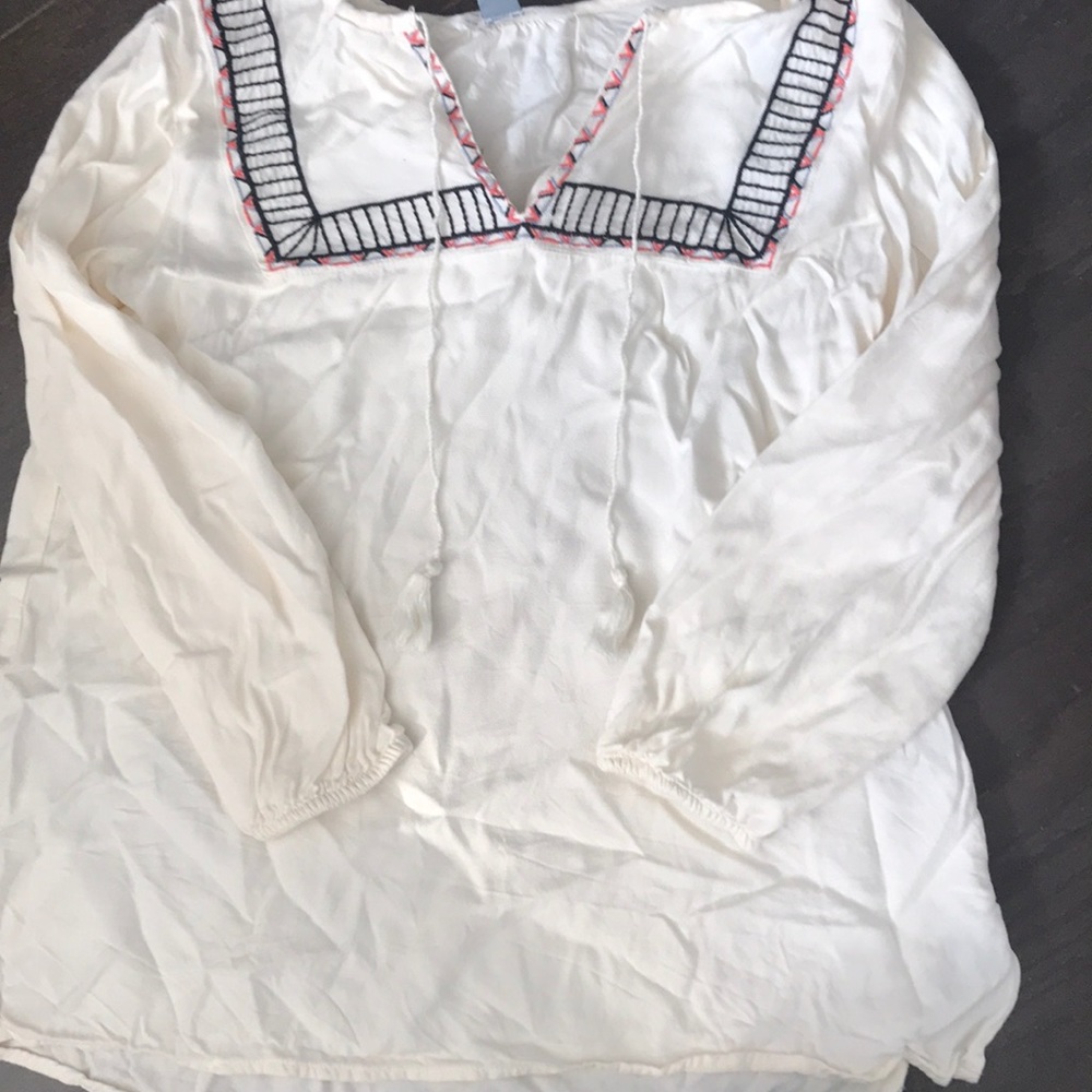 Lightly worn long sleeve blouse